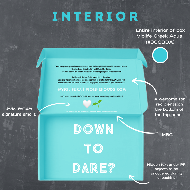 Violife campaign content